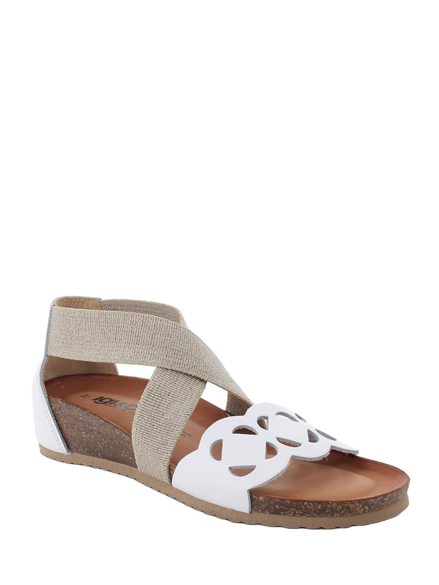 Sandali zeppa Bianco Igi&co