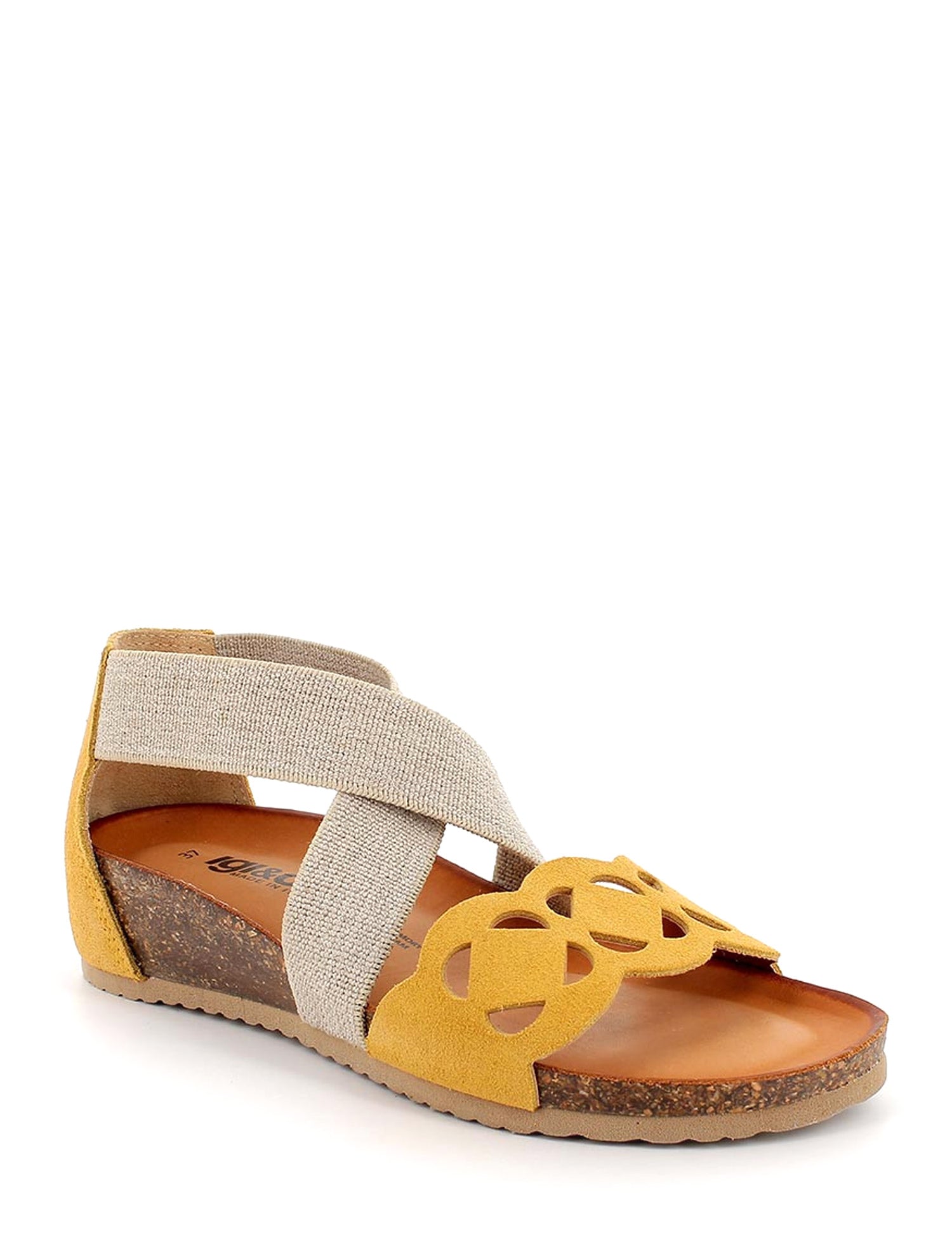 Sandali zeppa Giallo Igi&co