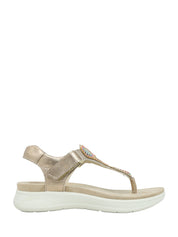 Sandali con strappi Beige Enval