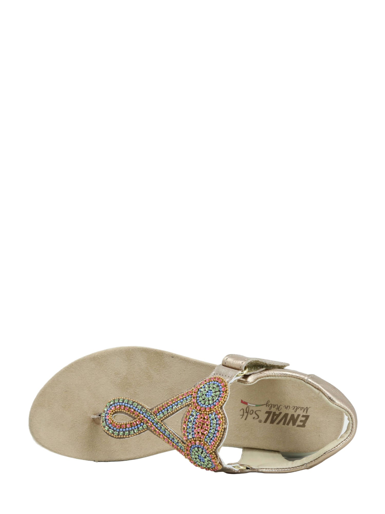 Sandali con strappi Beige Enval