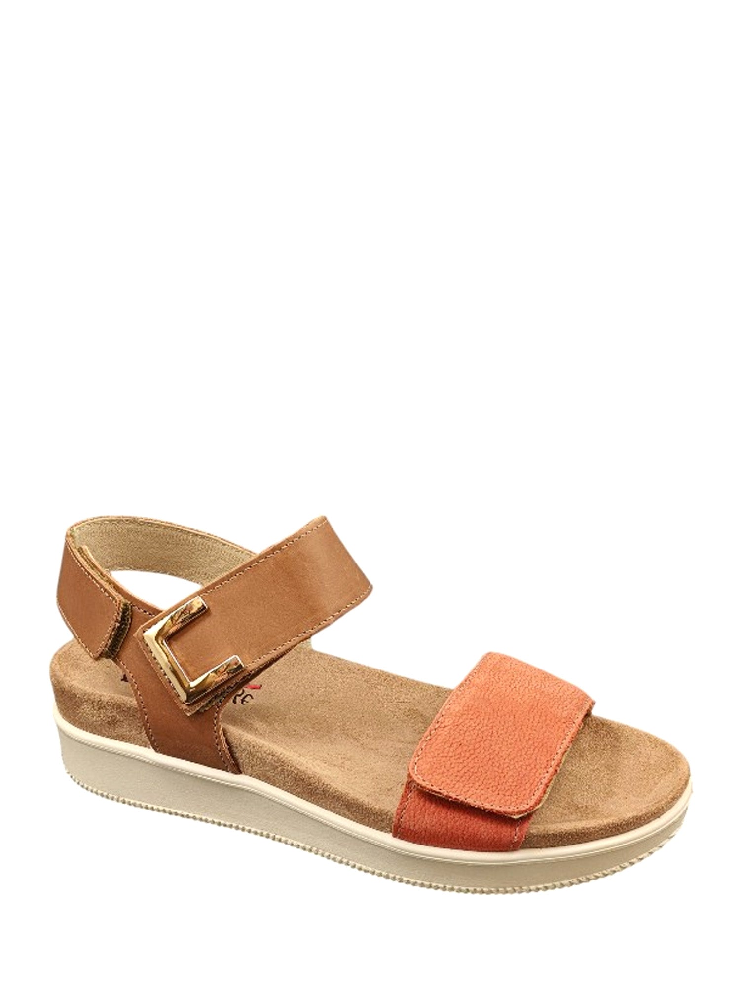 Sandali con strappi Marrone Enval