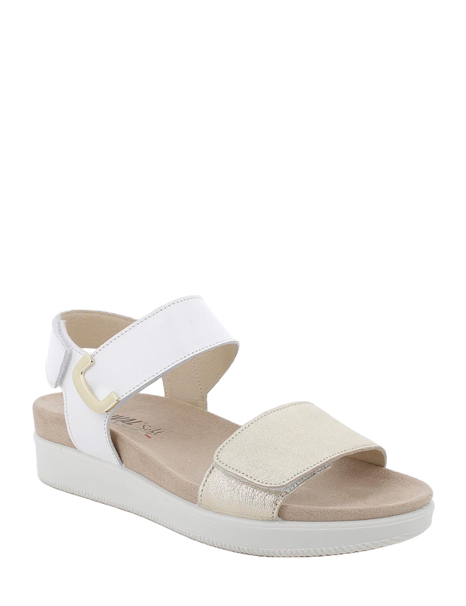Sandali con strappi Bianco Enval