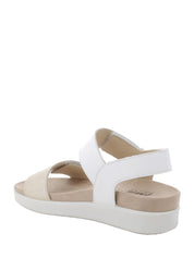 Sandali con strappi Bianco Enval