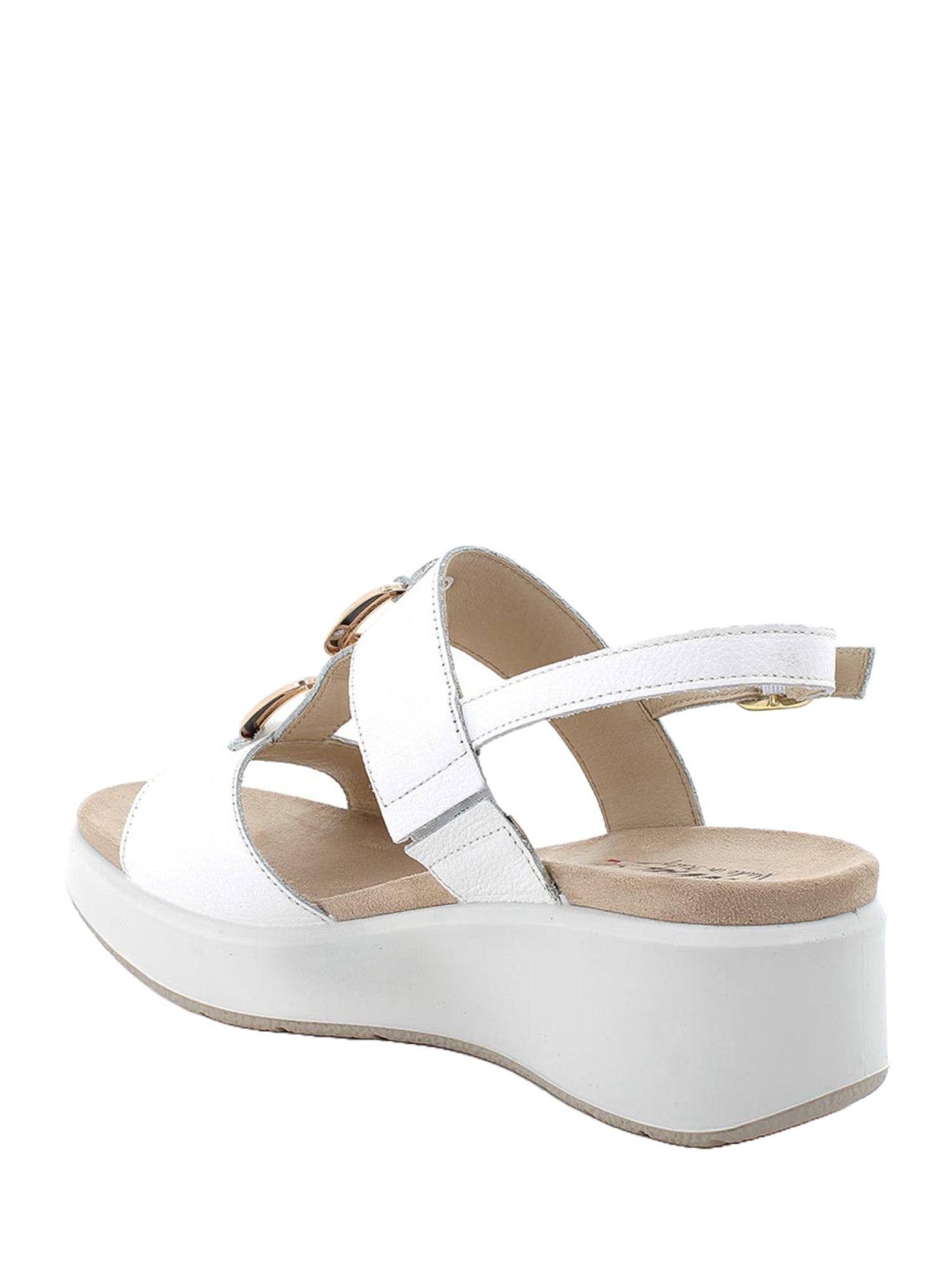 Sandali zeppa Bianco Enval