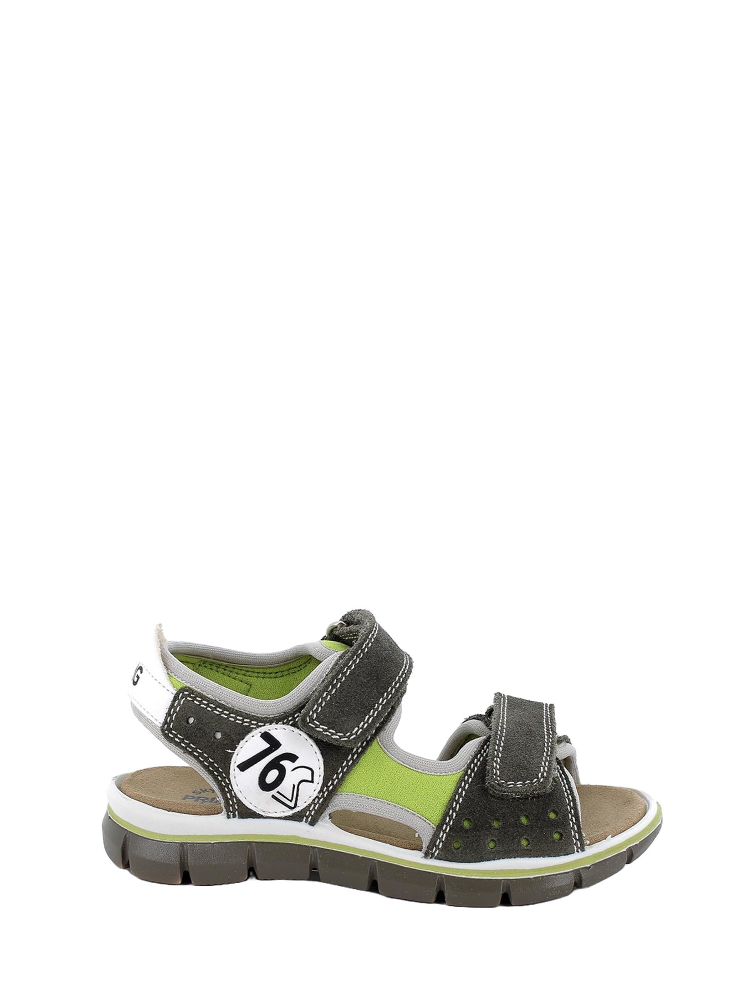 Sandali con strappi Verde Primigi