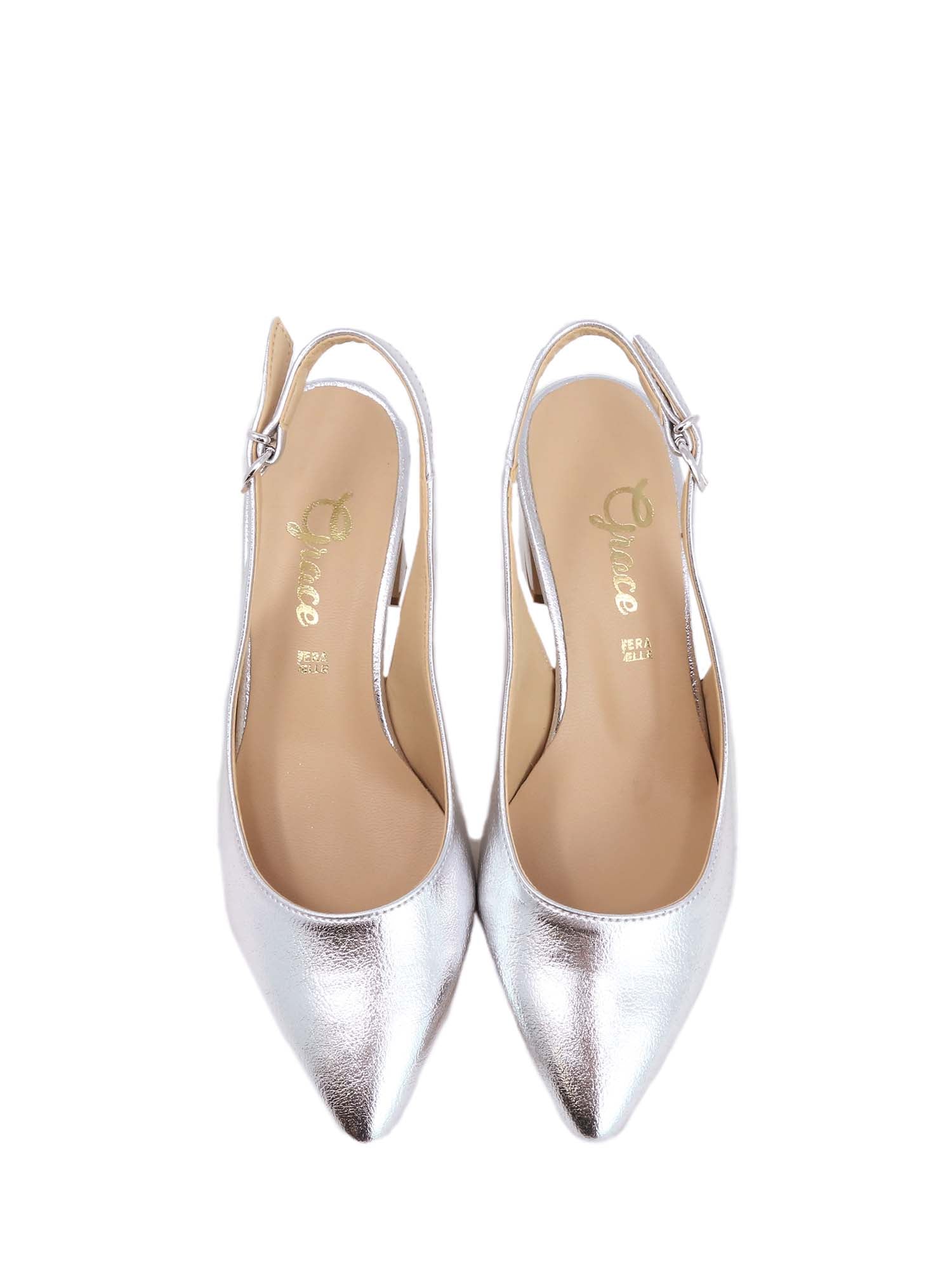 Decolleté Argentato Grace Shoes