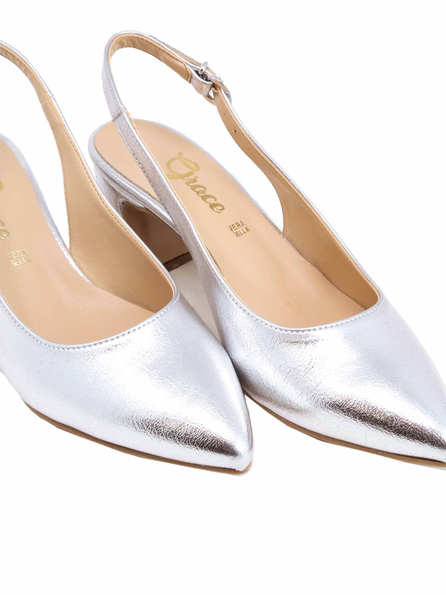 Decolleté Argentato Grace Shoes