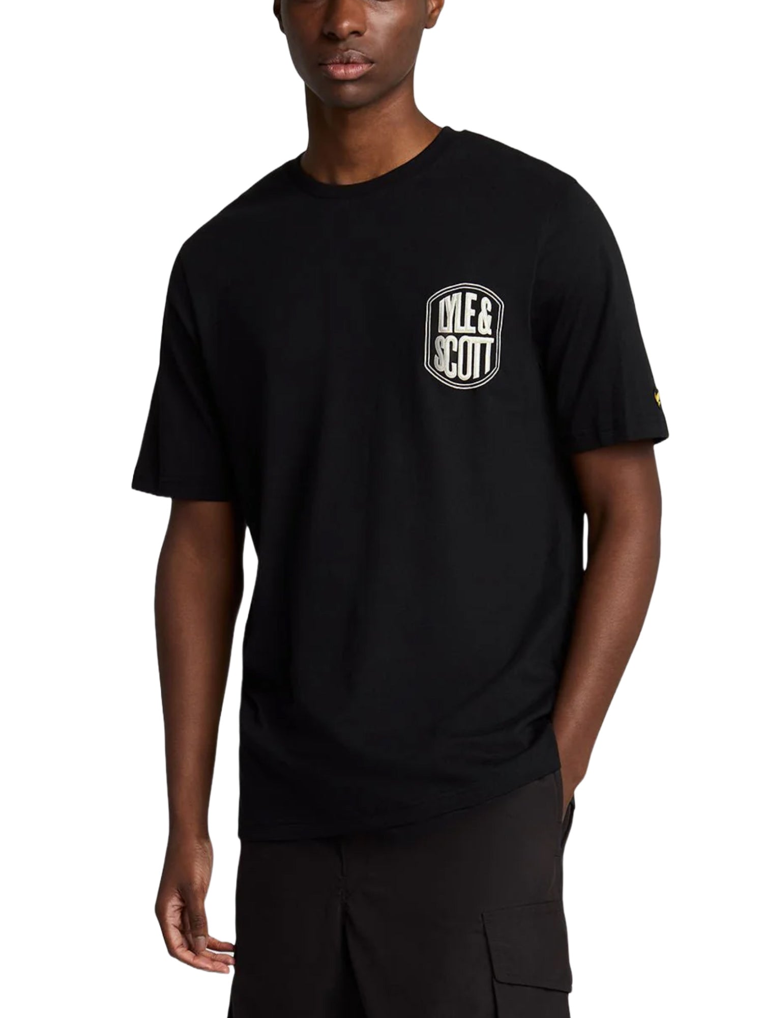 T-shirt Nero Lyle & Scott