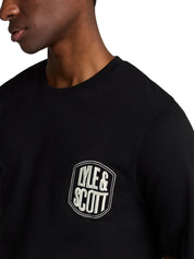 T-shirt Nero Lyle & Scott