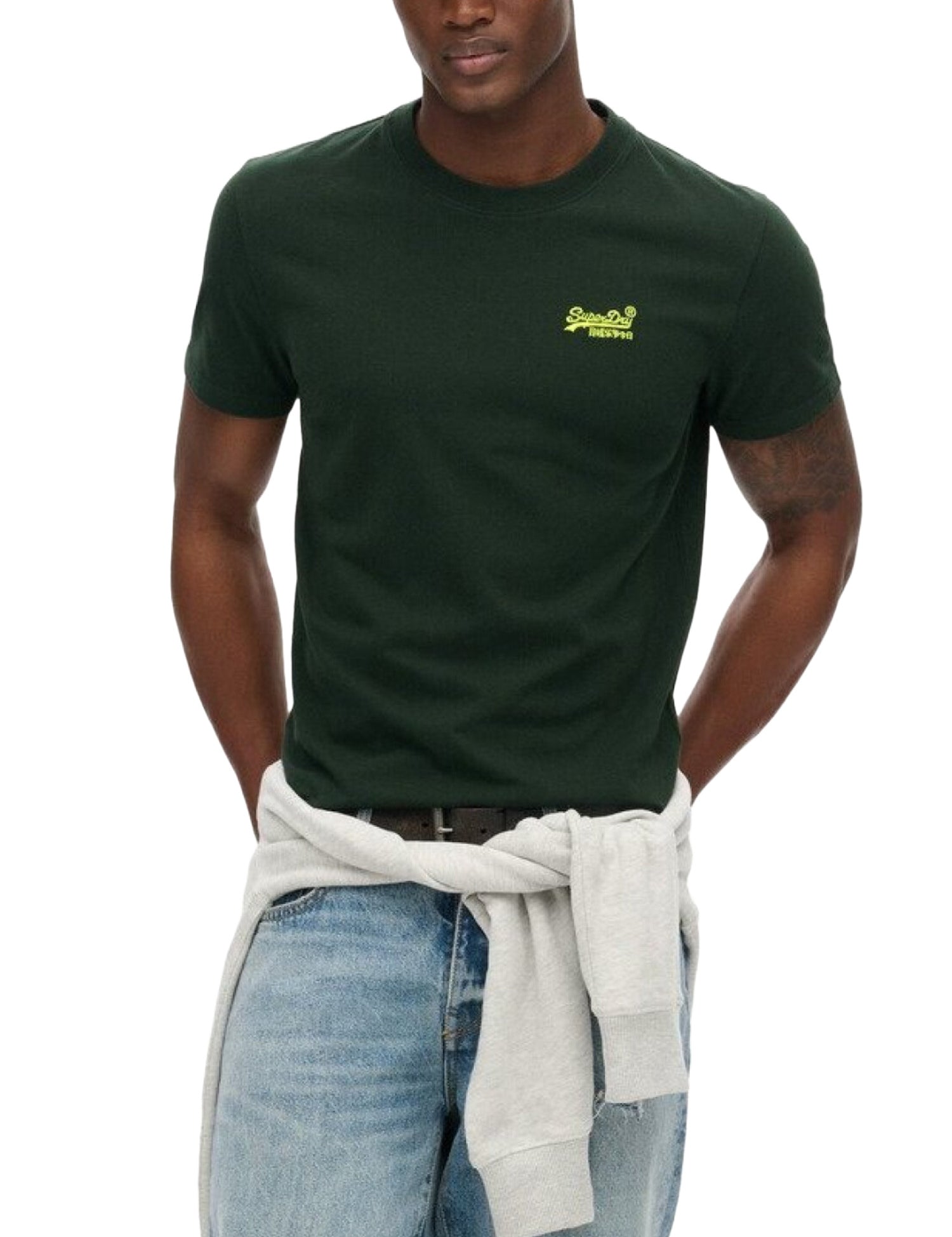 T-shirt Verde Scuro Superdry