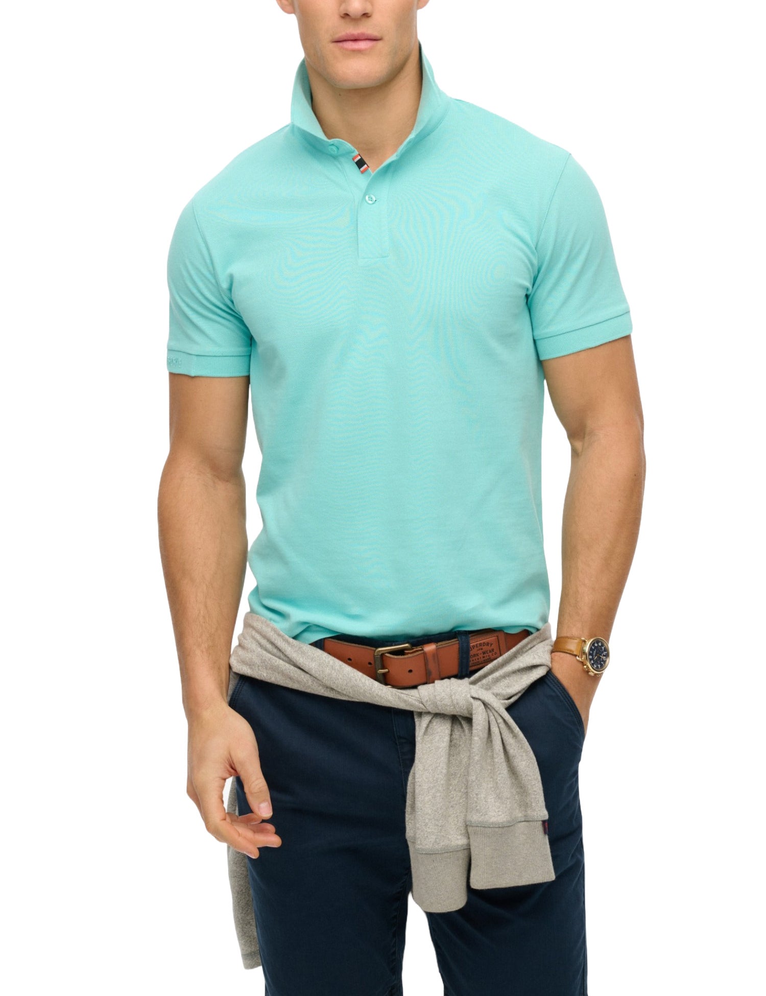 Polo Turchese Superdry
