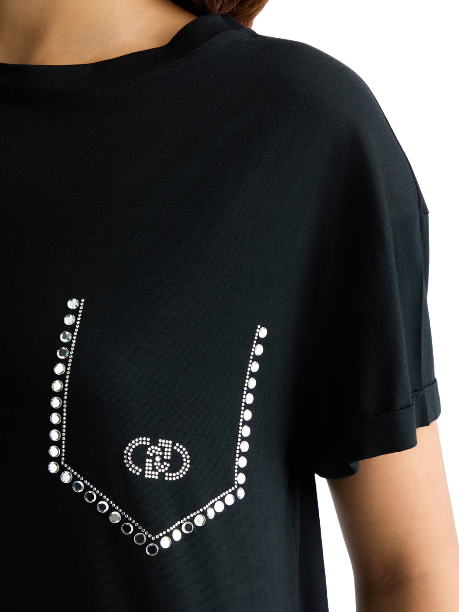 T-shirt Nero Liu-jo