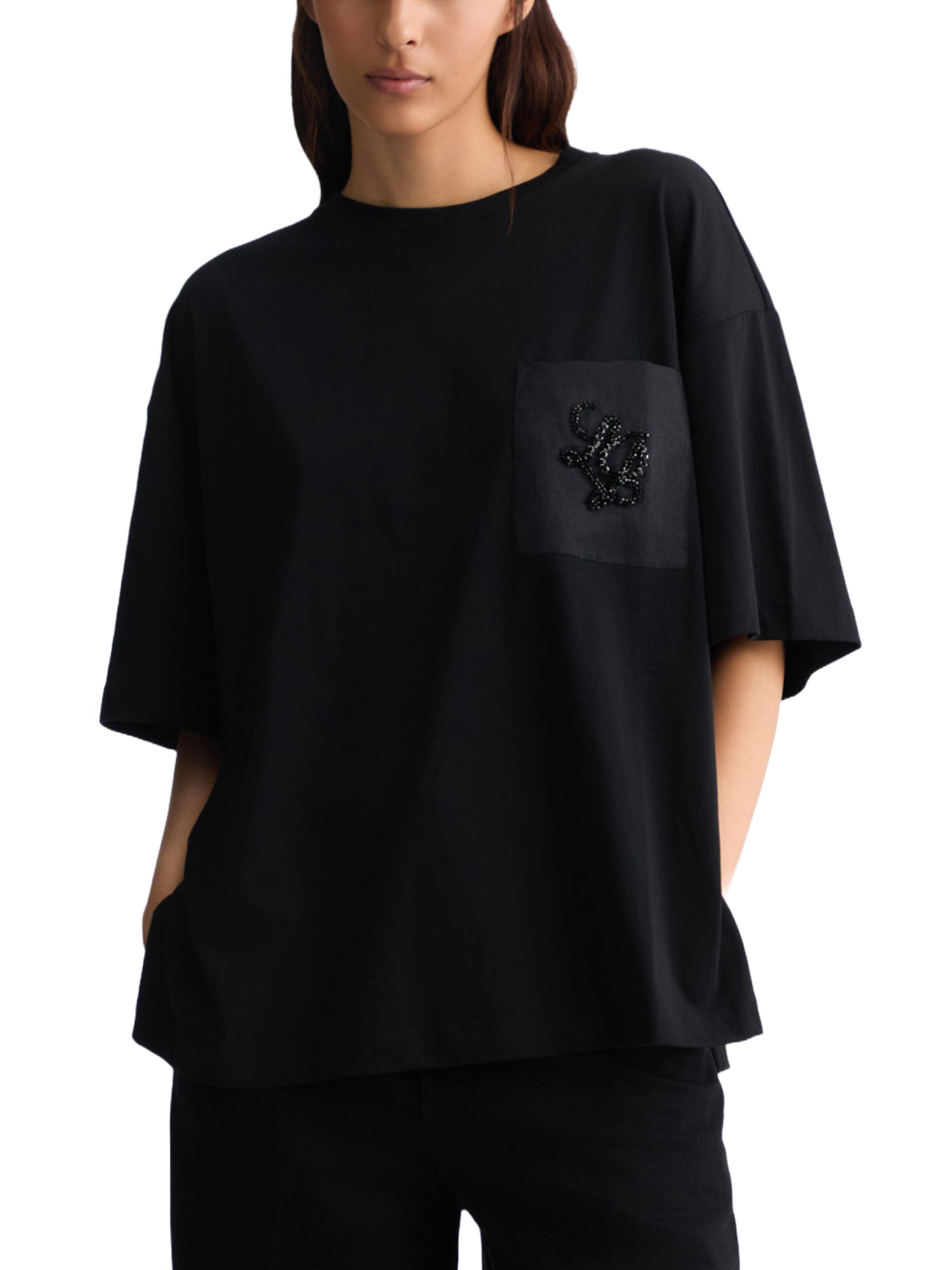 T-shirt Nero Liu-jo