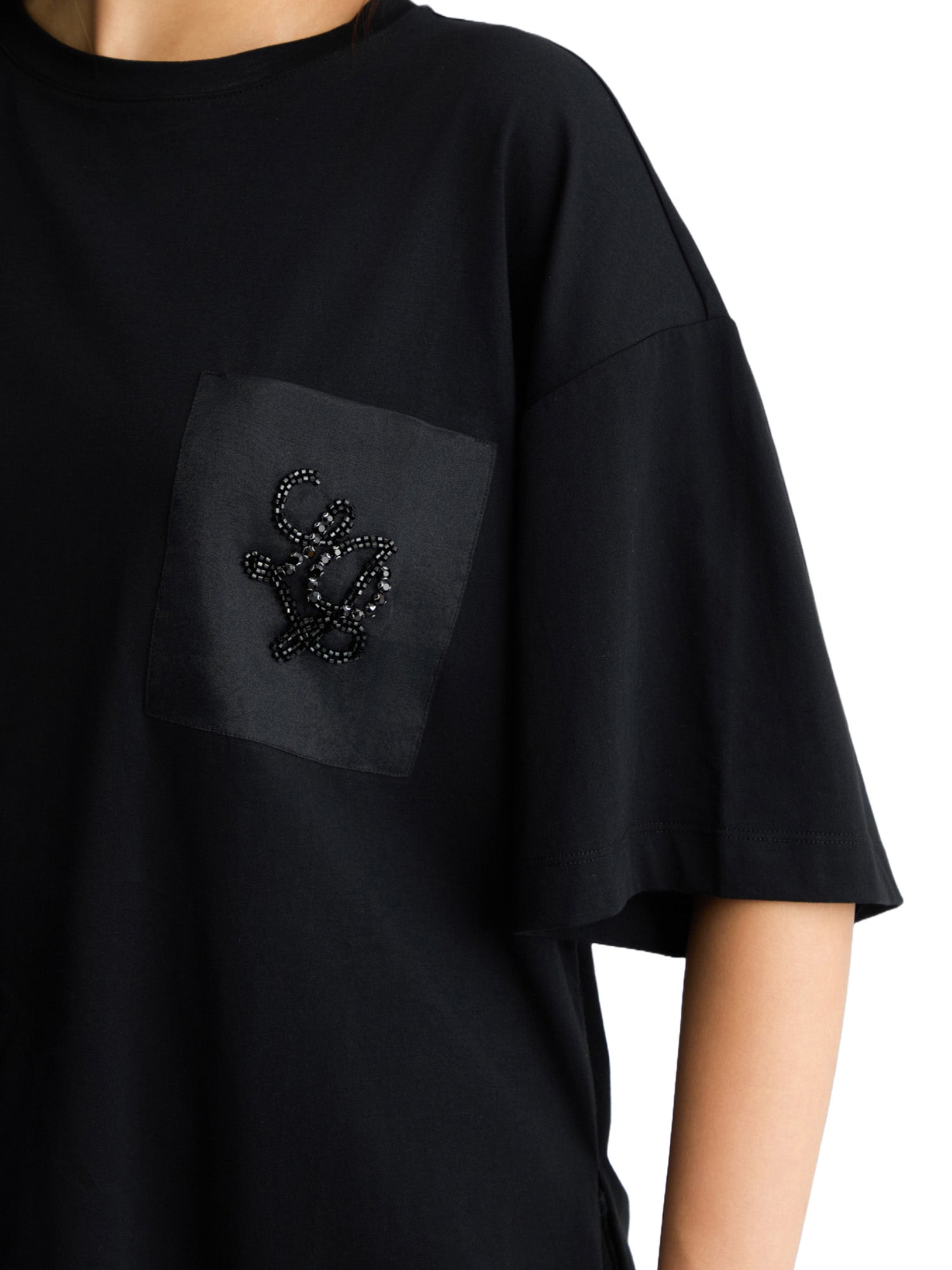 T-shirt Nero Liu-jo