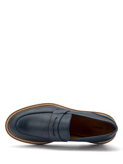 Mocassini Blu Frau