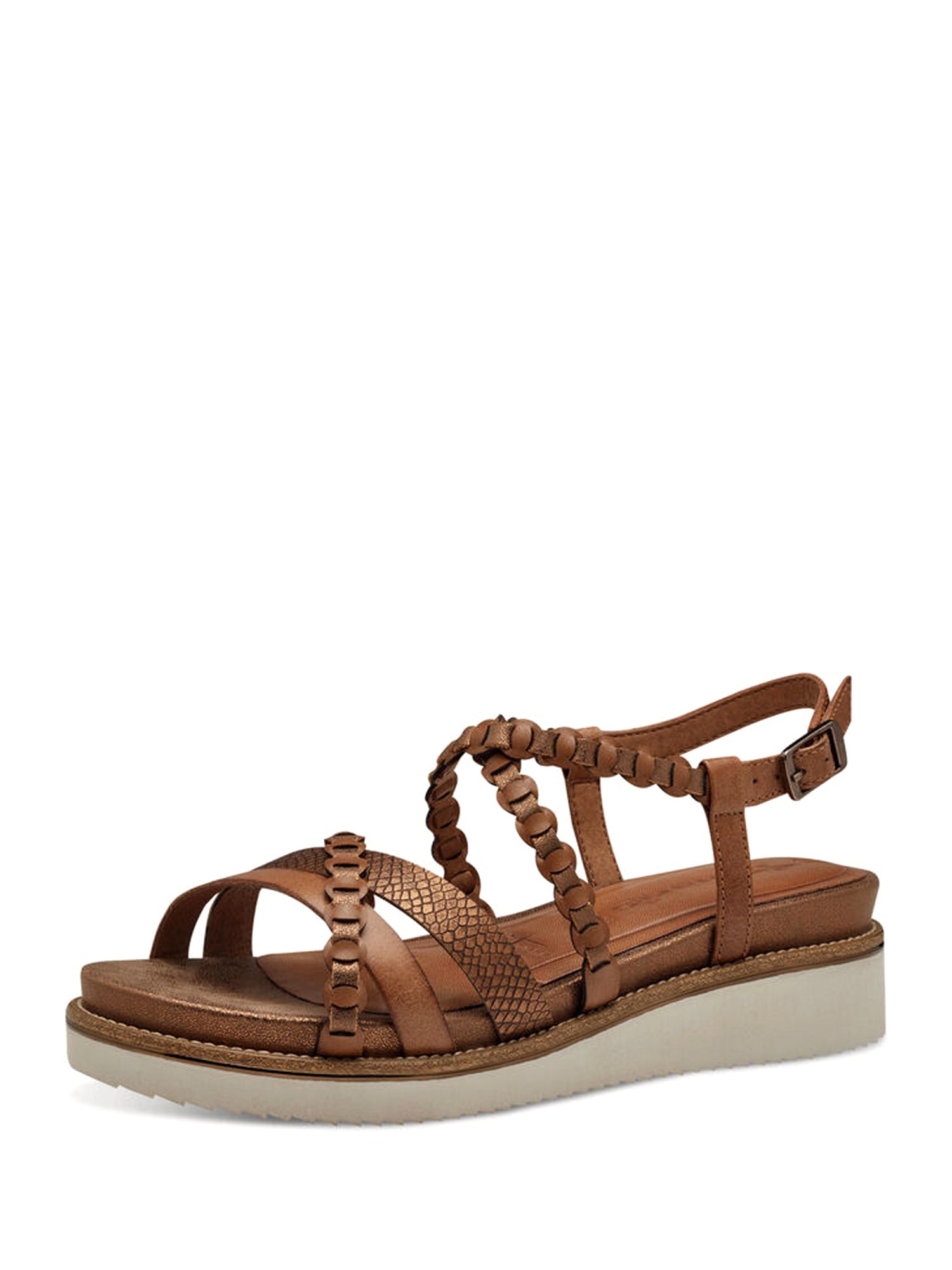 Sandali zeppa Marrone Tamaris