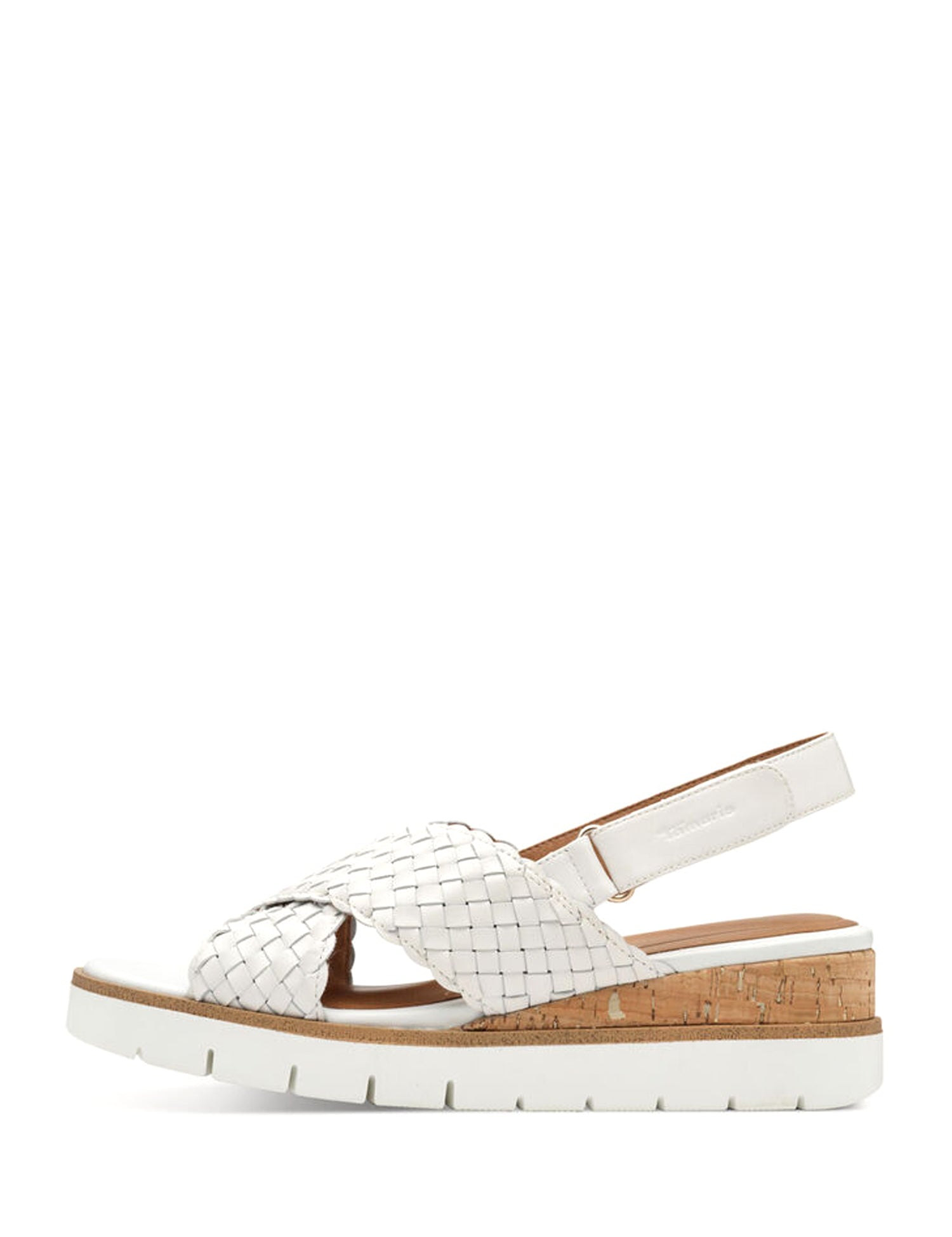 Sandali zeppa Bianco Tamaris