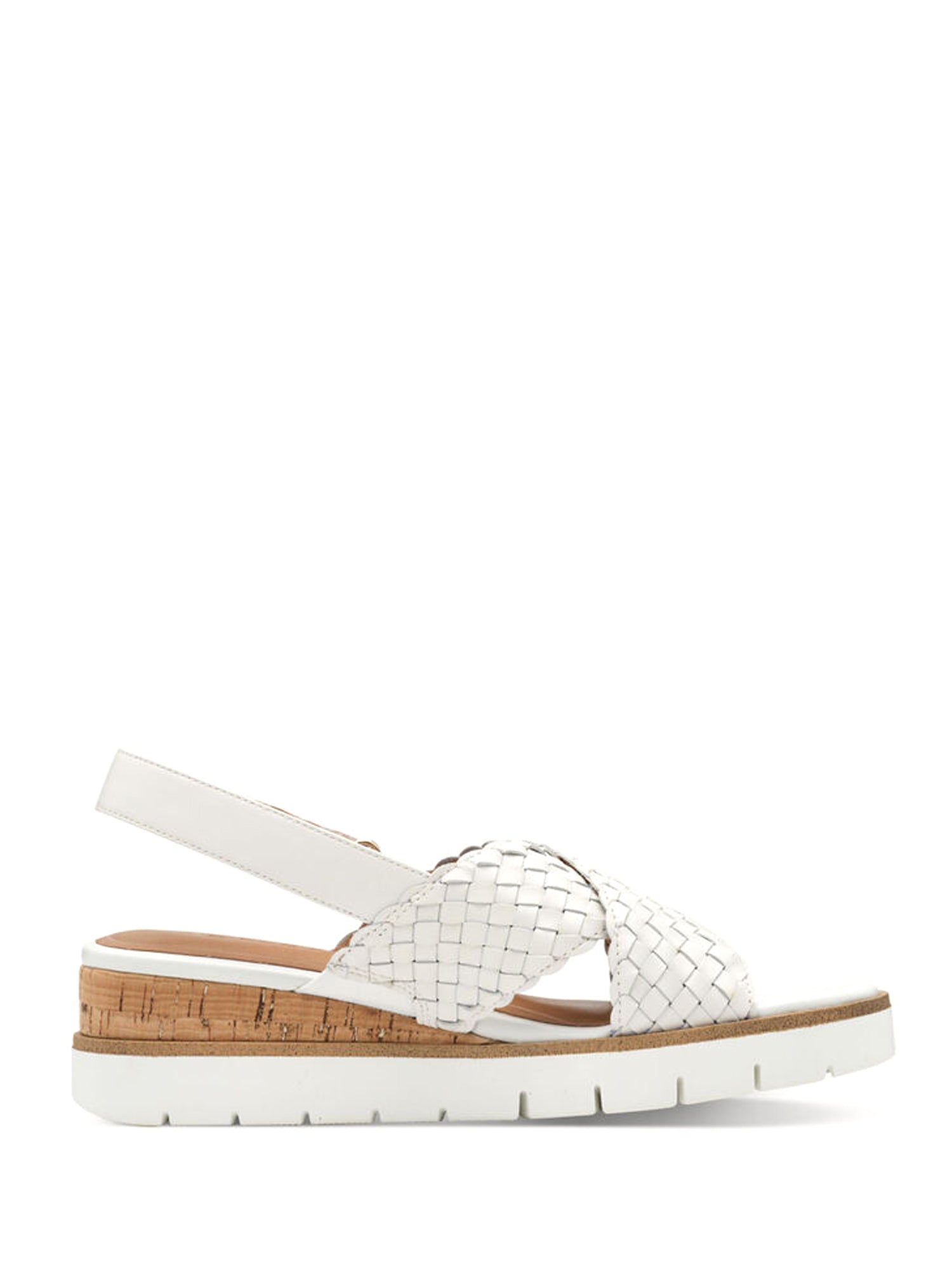 Sandali zeppa Bianco Tamaris