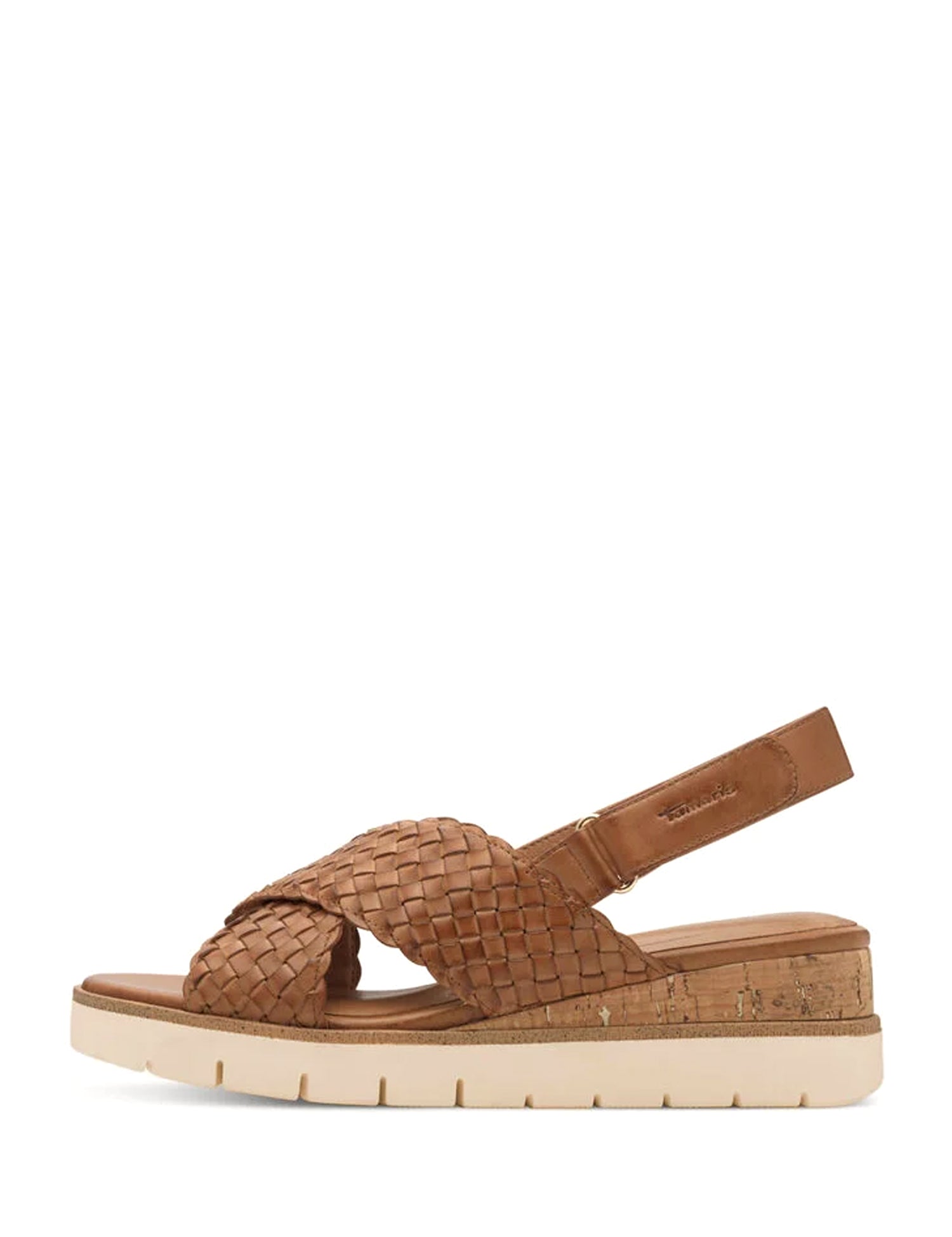 Sandali zeppa Marrone Tamaris
