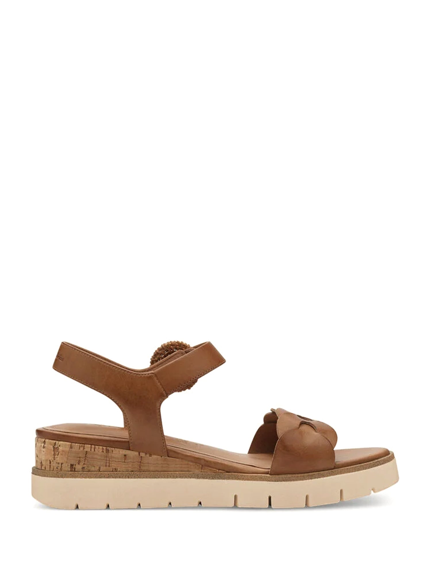 Sandali zeppa Marrone Tamaris