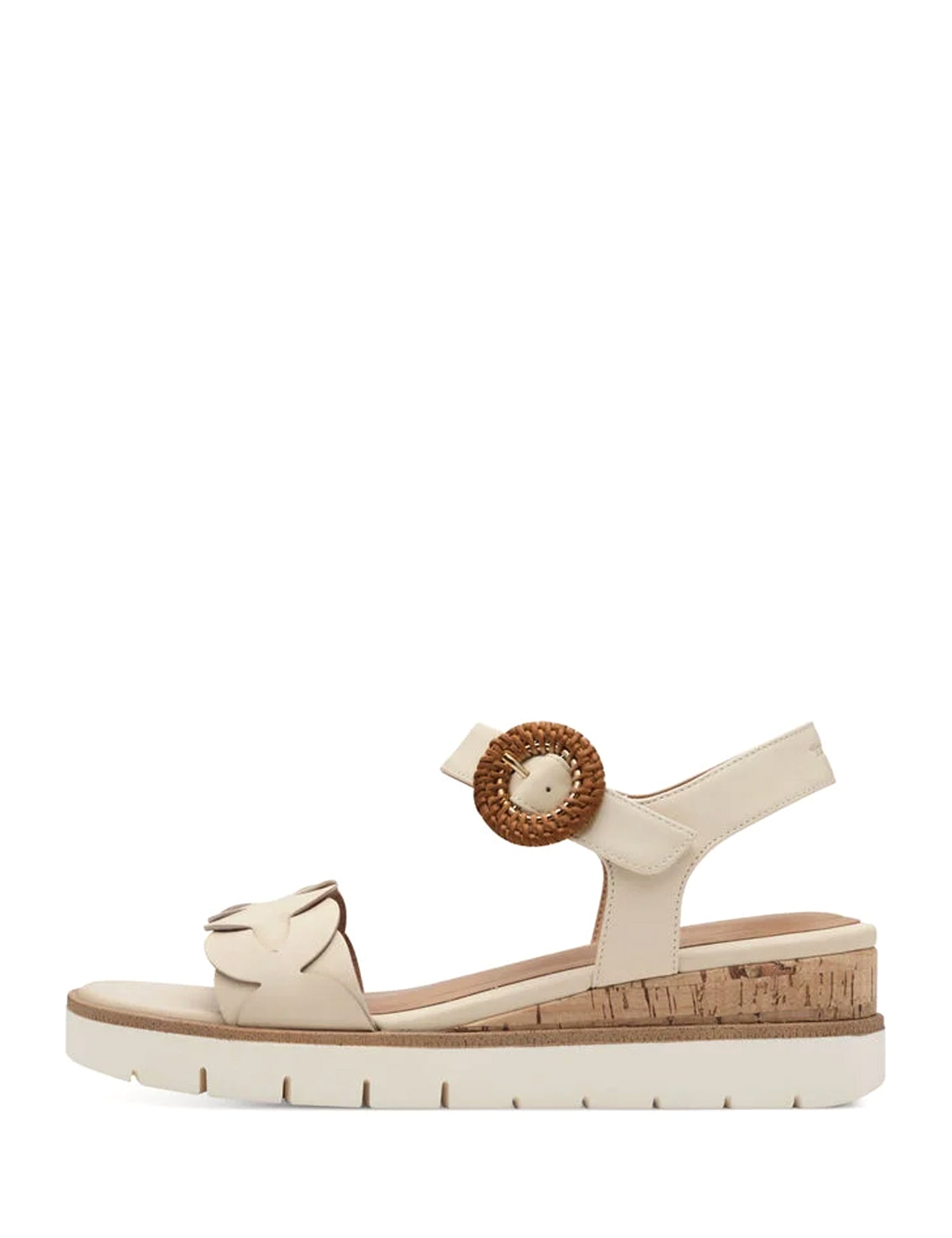 Sandali zeppa Beige Tamaris