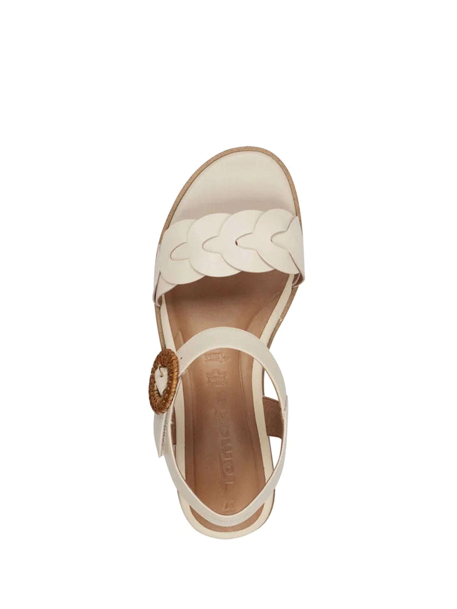Sandali zeppa Beige Tamaris