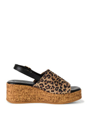 Sandali zeppa Marrone Tamaris