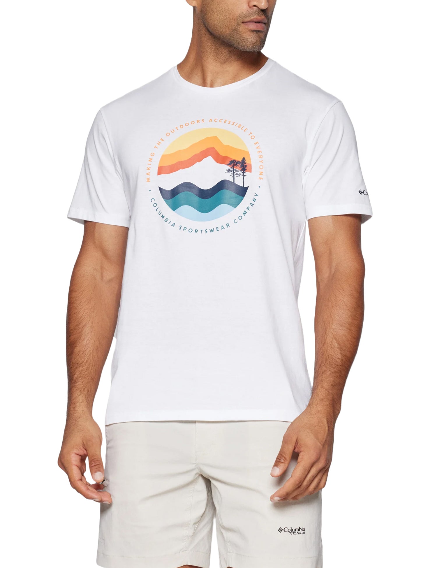 T-shirt Bianco Columbia