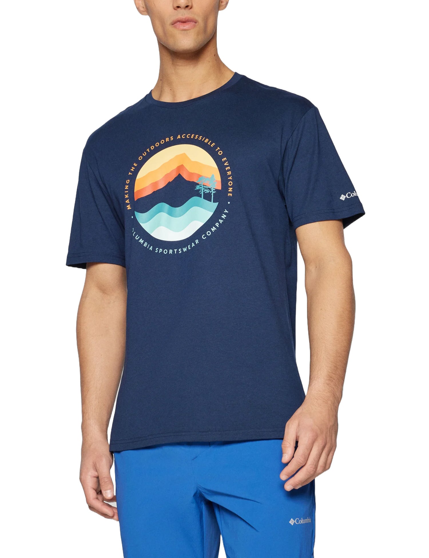 T-shirt Blu Columbia
