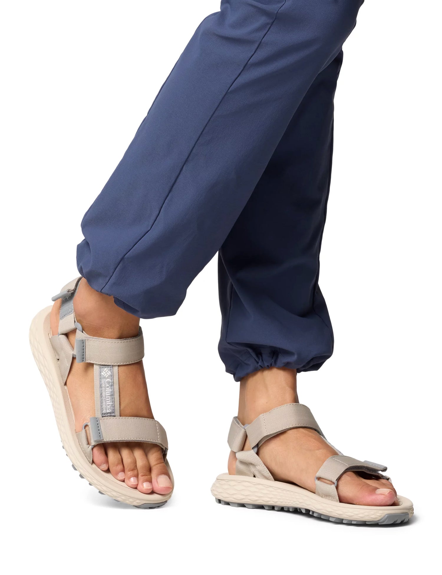 Sandali con strappi Beige Columbia