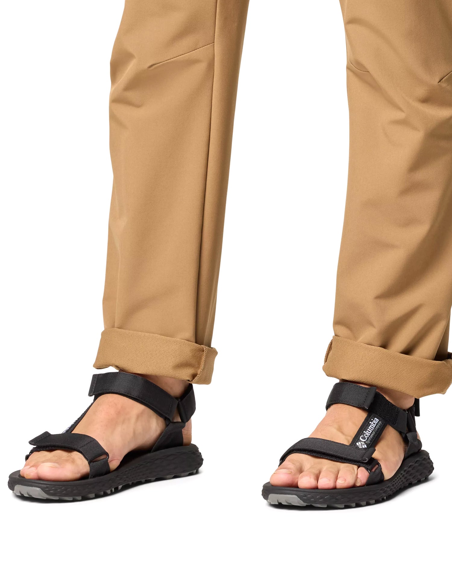 Sandali con strappi Nero Columbia