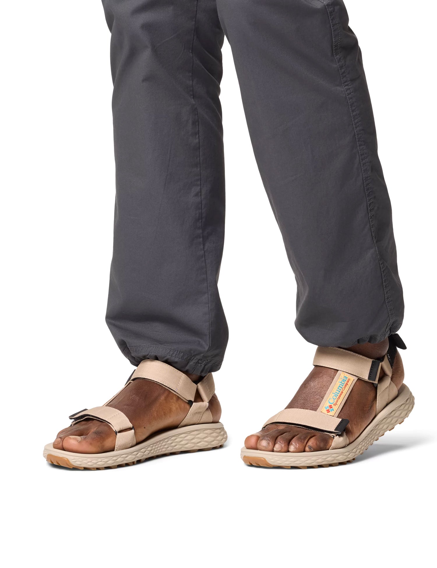 Sandali con strappi Beige Columbia