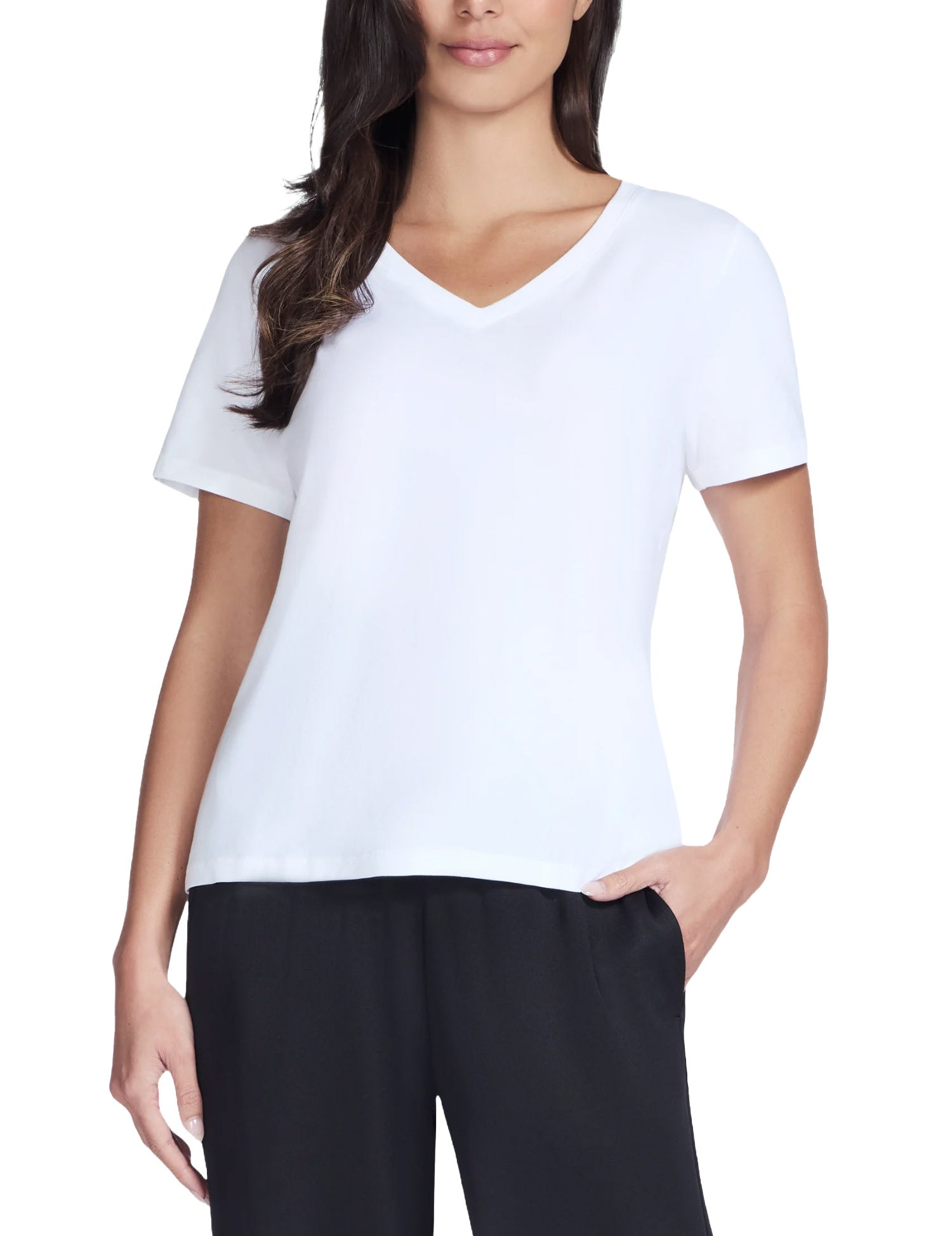 T-shirt Bianco Skechers
