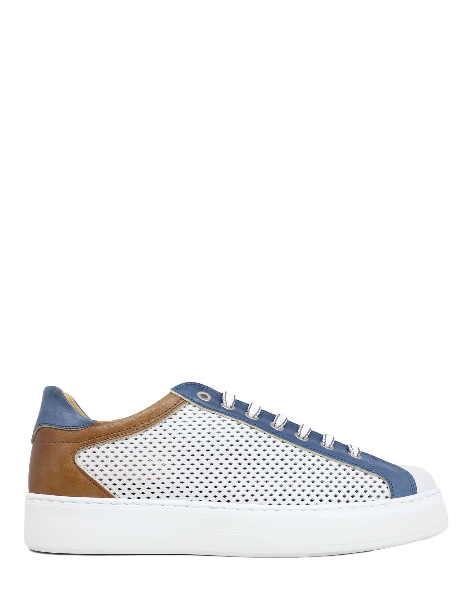 Sneakers Bianco Blu Exton