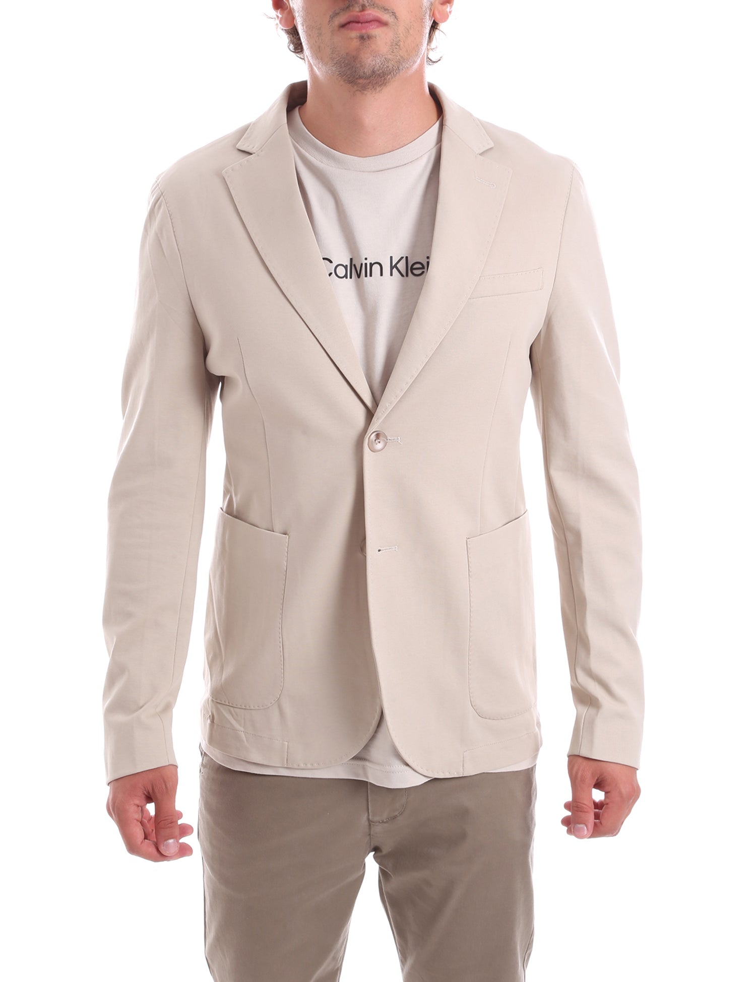 Blazer Beige Borgoni Milano