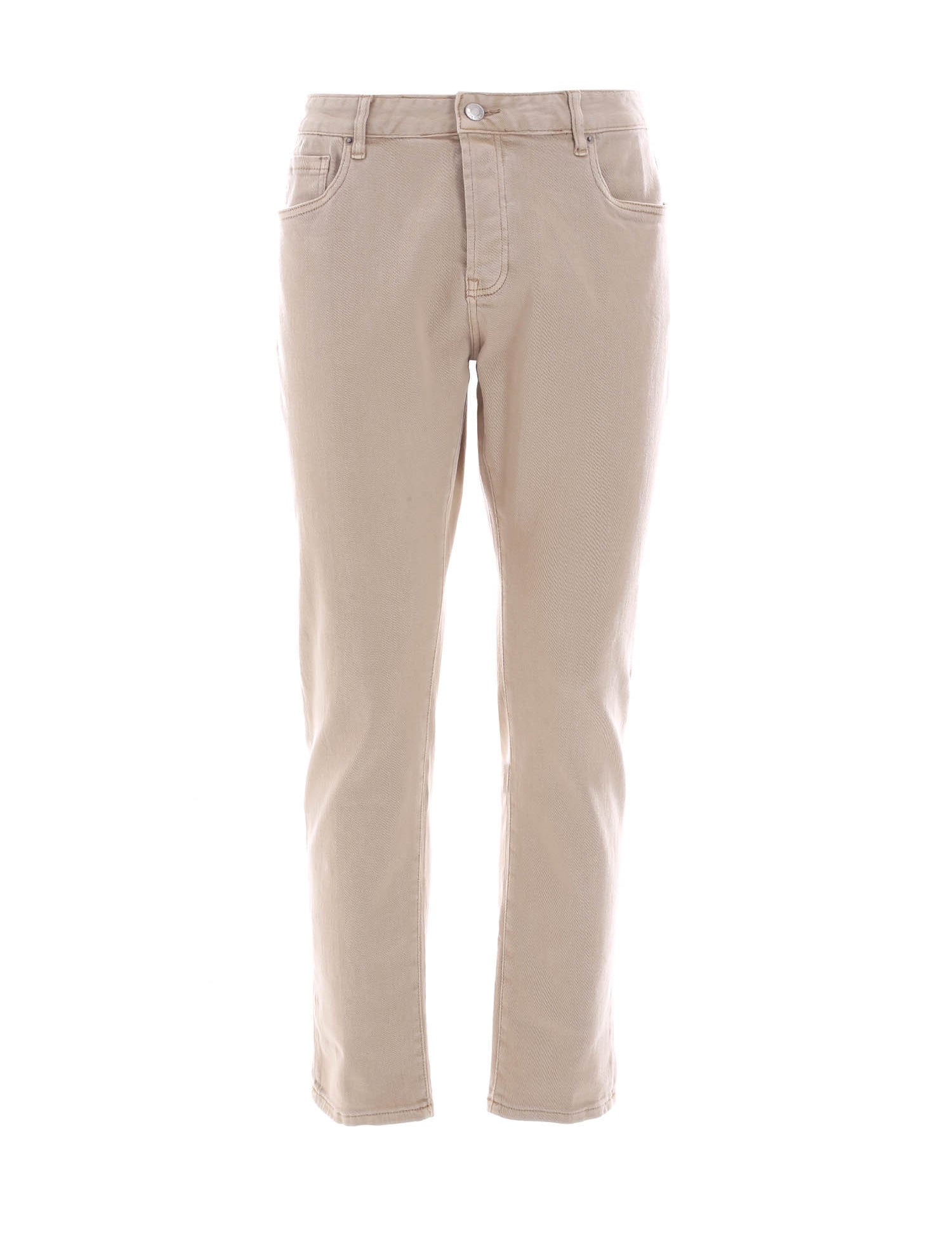 Pantaloni Beige Borgoni Milano