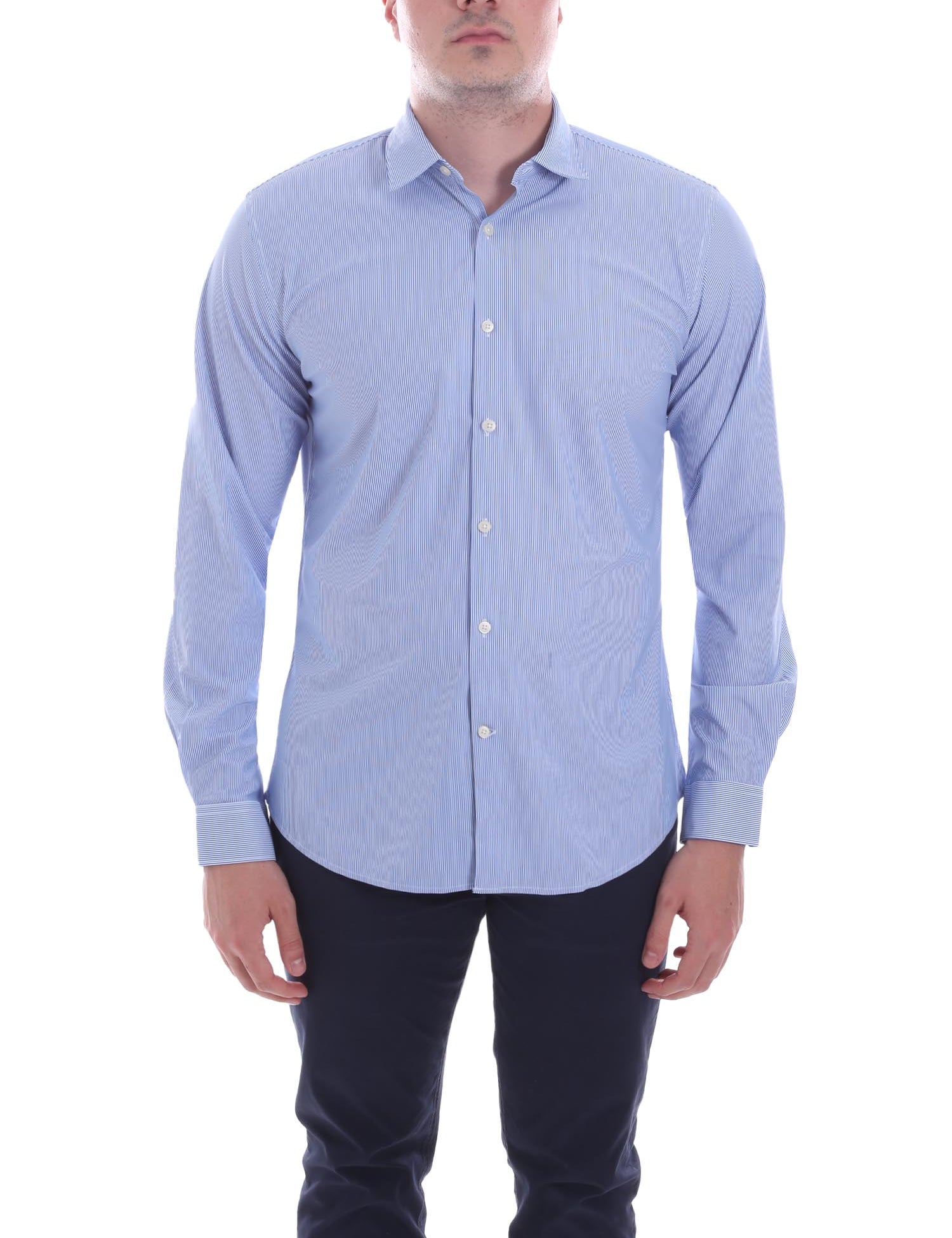 Camicie Celeste Borgoni Milano