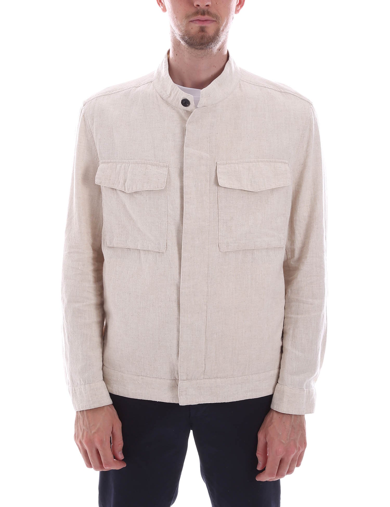 Camicie Beige Borgoni Milano