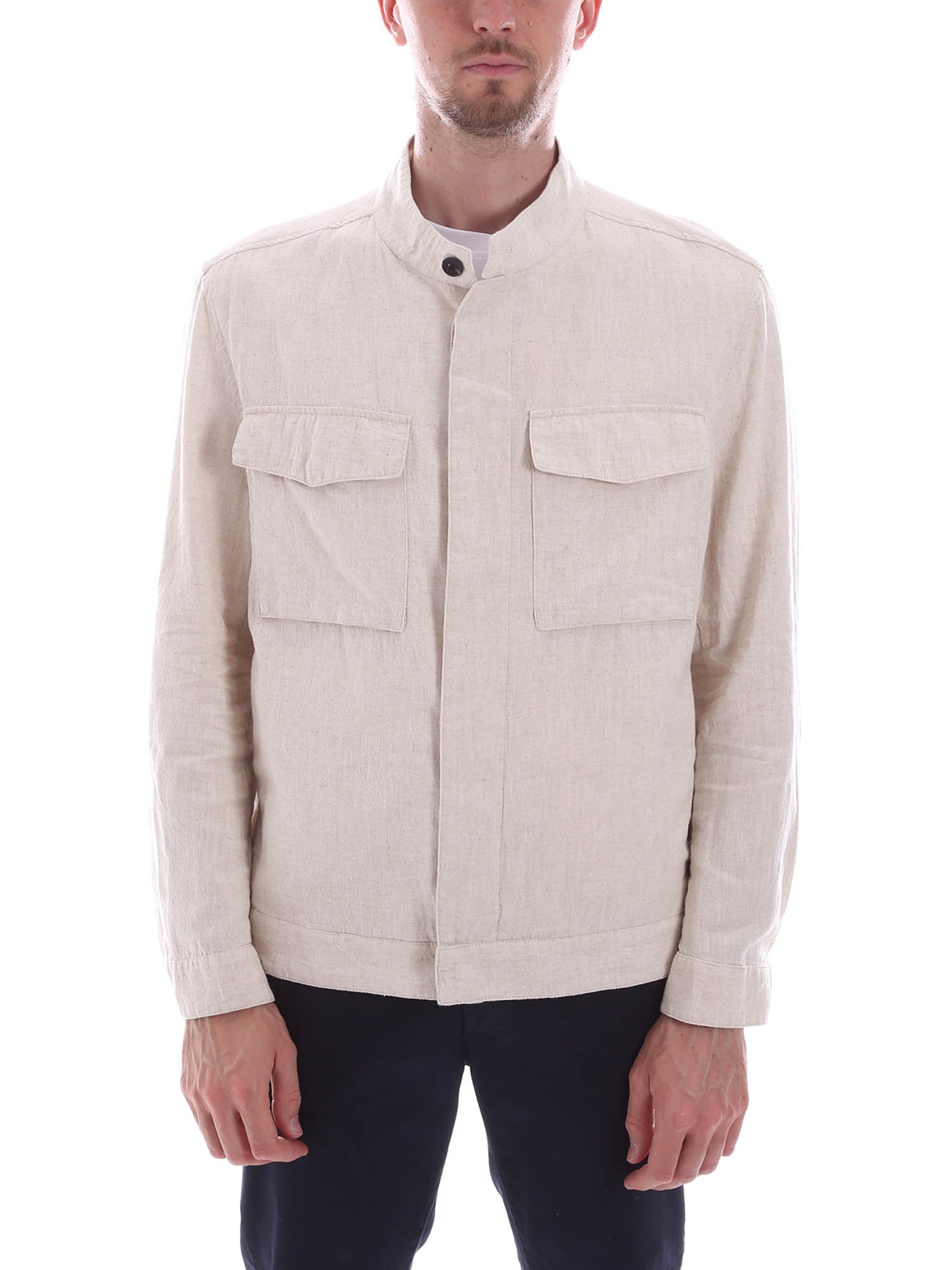 Camicie Beige Borgoni Milano