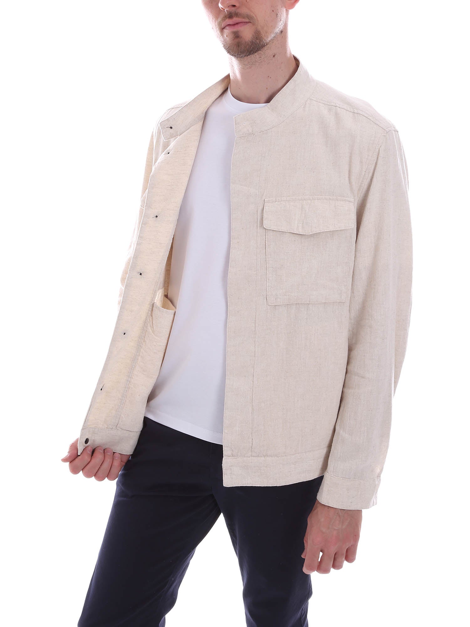 Camicie Beige Borgoni Milano