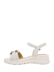 Sandali zeppa Bianco Keys