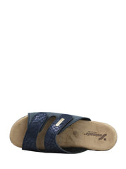 Sandali con strappi Blu Susimoda