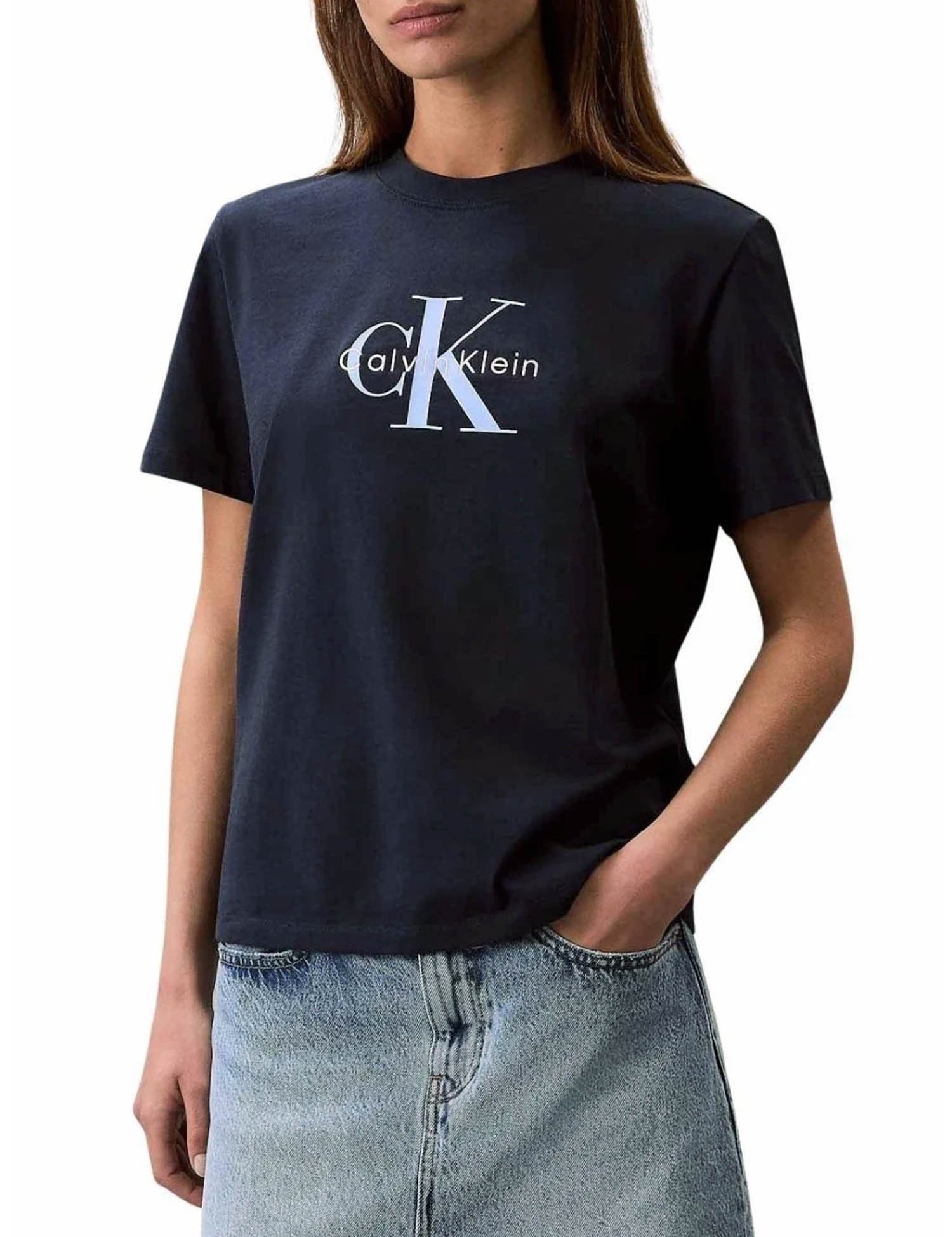 T-shirt Blu Calvin Klein
