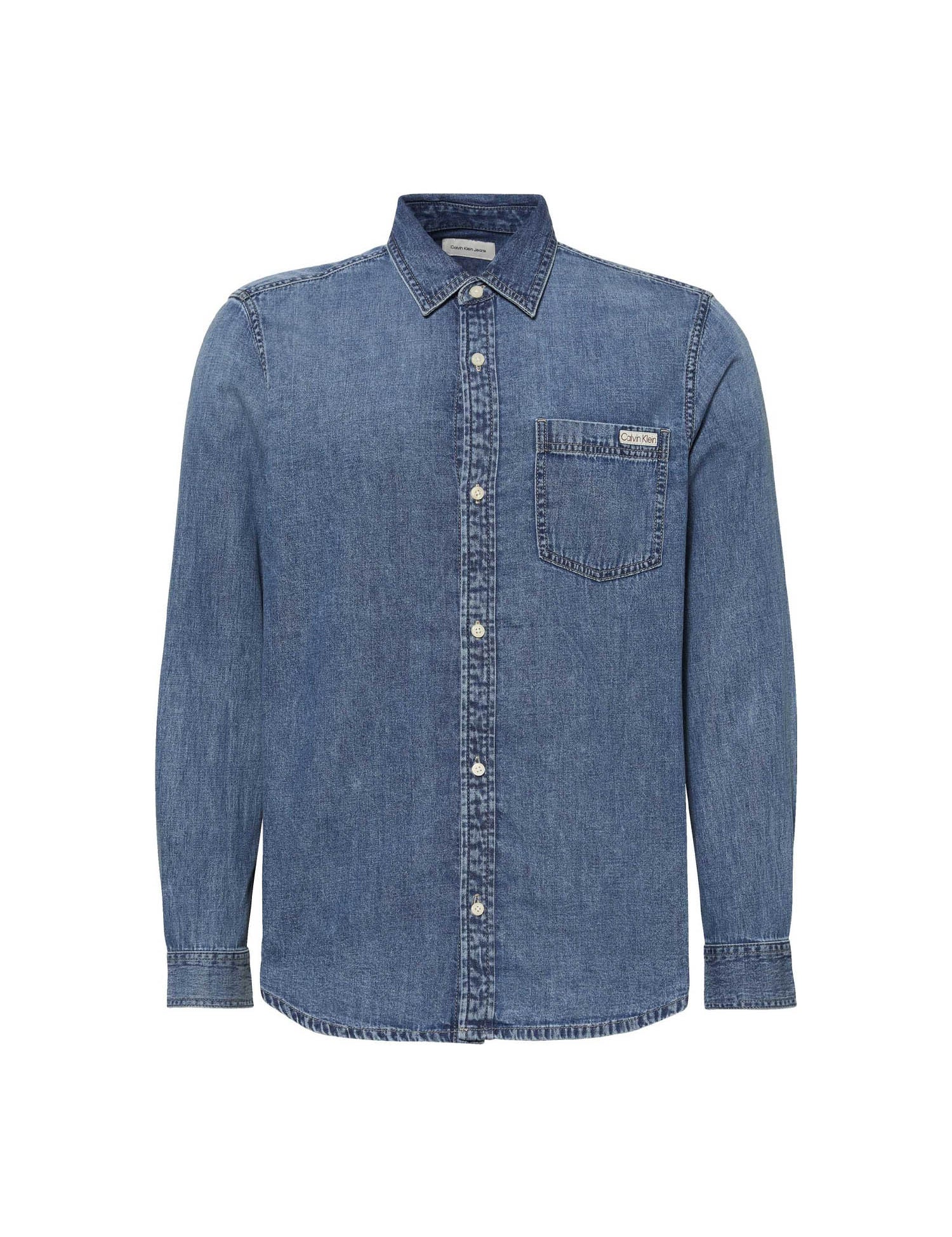 Camicie Blu Calvin Klein