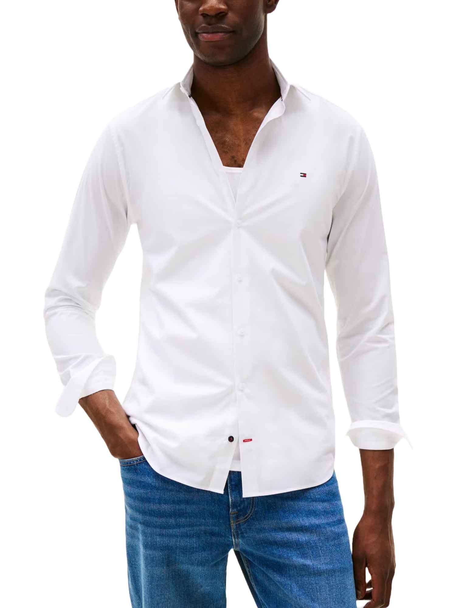 Camicie Bianco Tommy Hilfiger