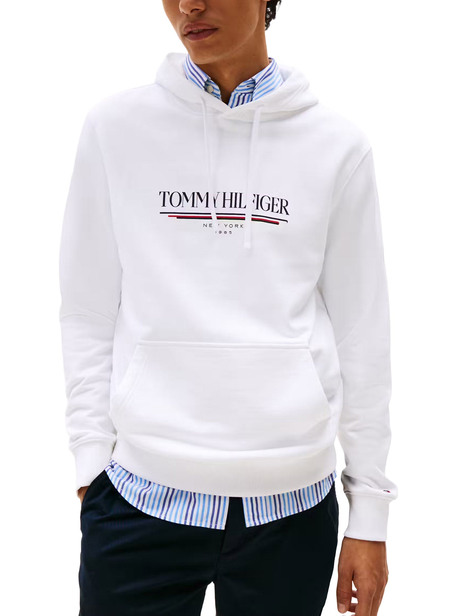 Felpe Bianco Tommy Hilfiger