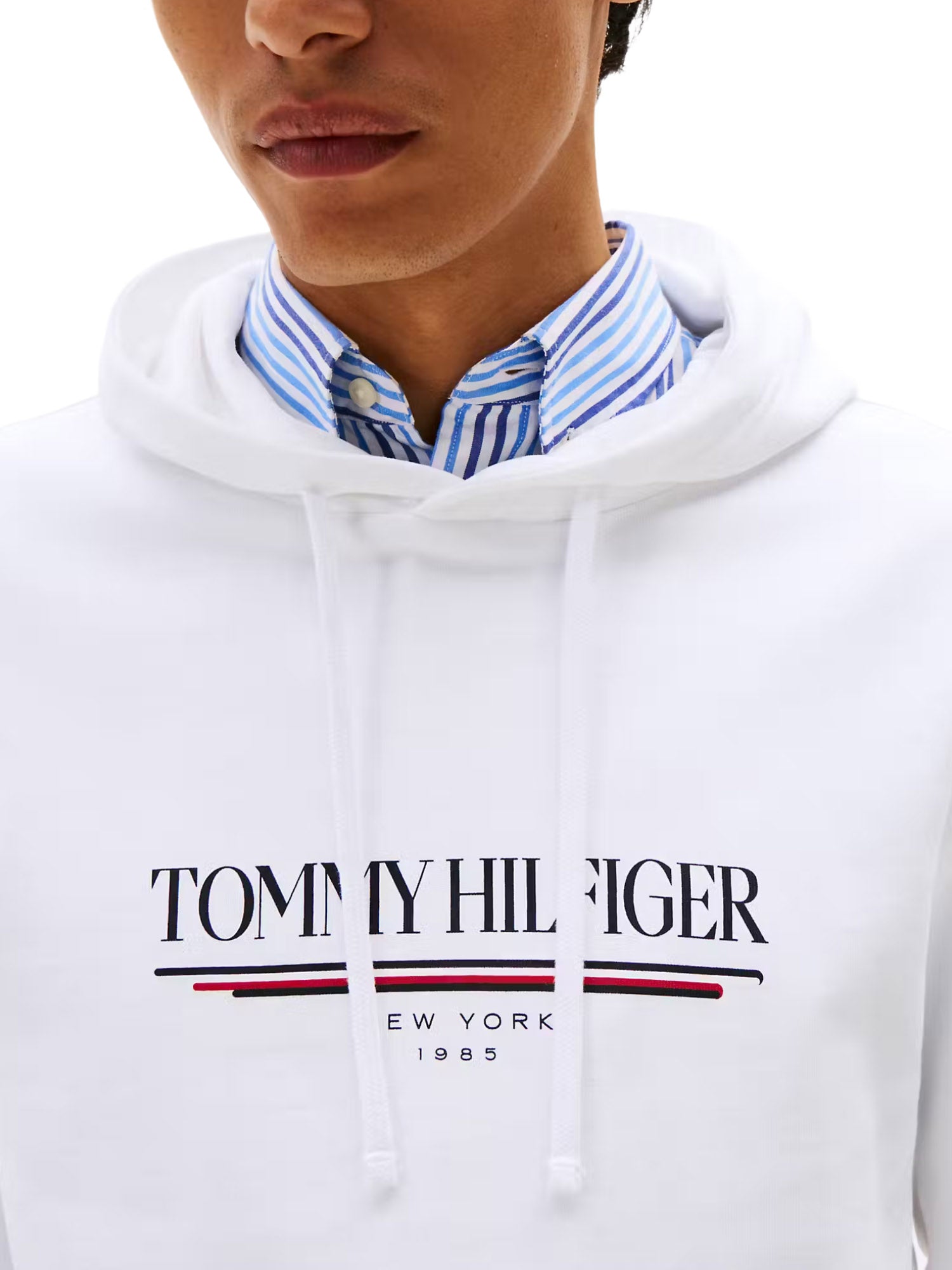 Felpe Bianco Tommy Hilfiger