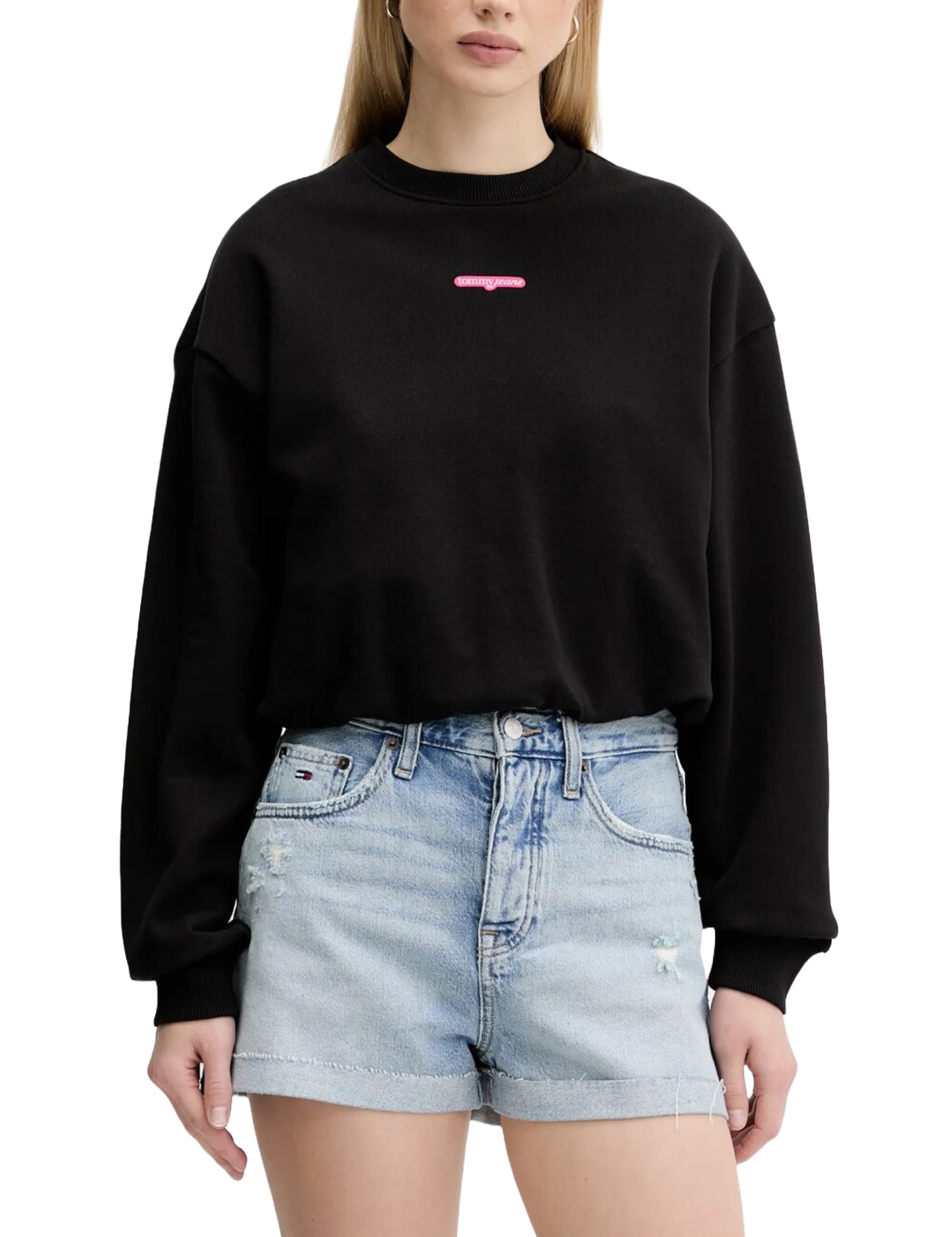 Felpe Nero Tommy Jeans