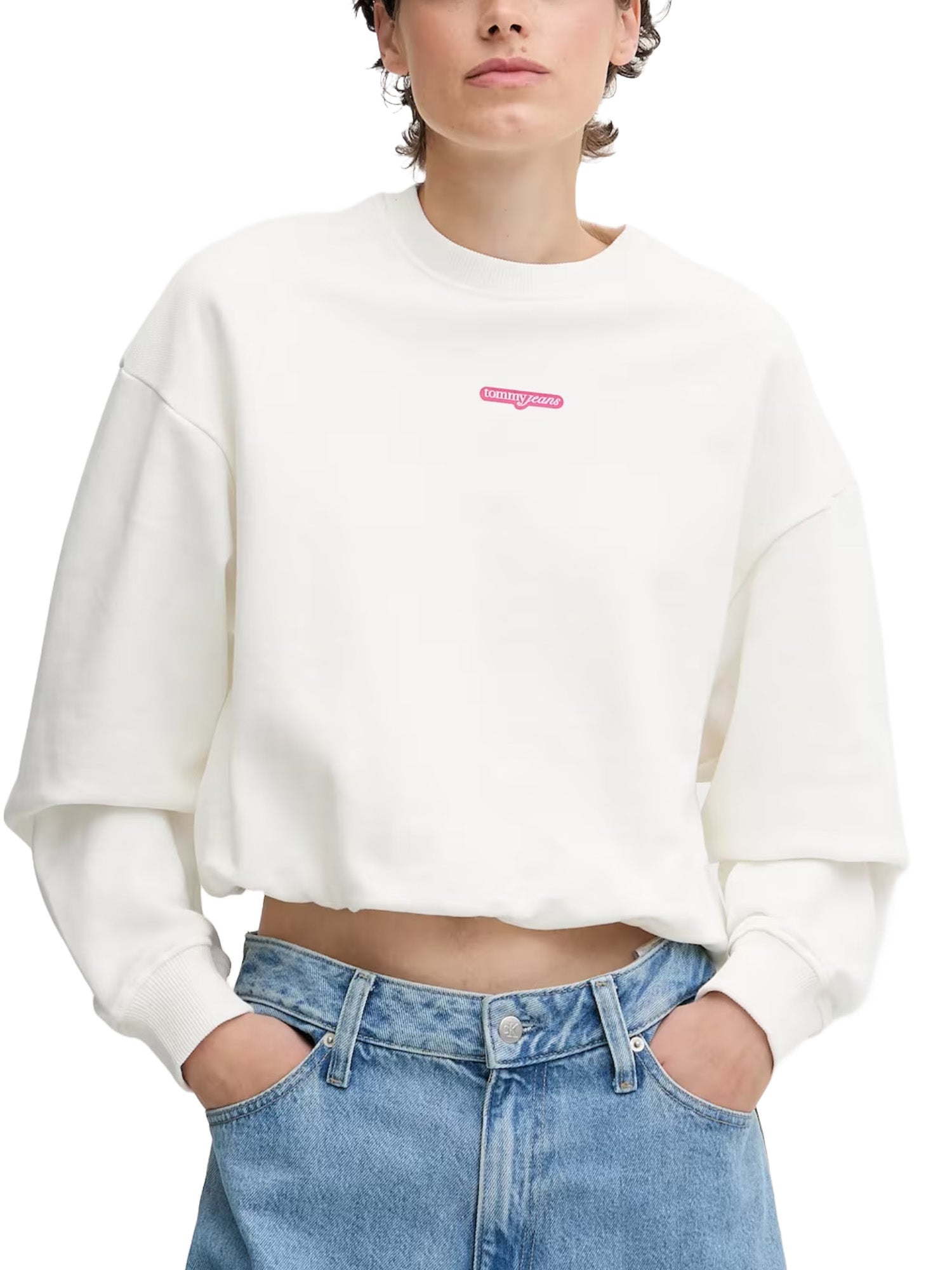 Felpe Bianco Tommy Jeans