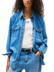 Camicie Blu Tommy Jeans